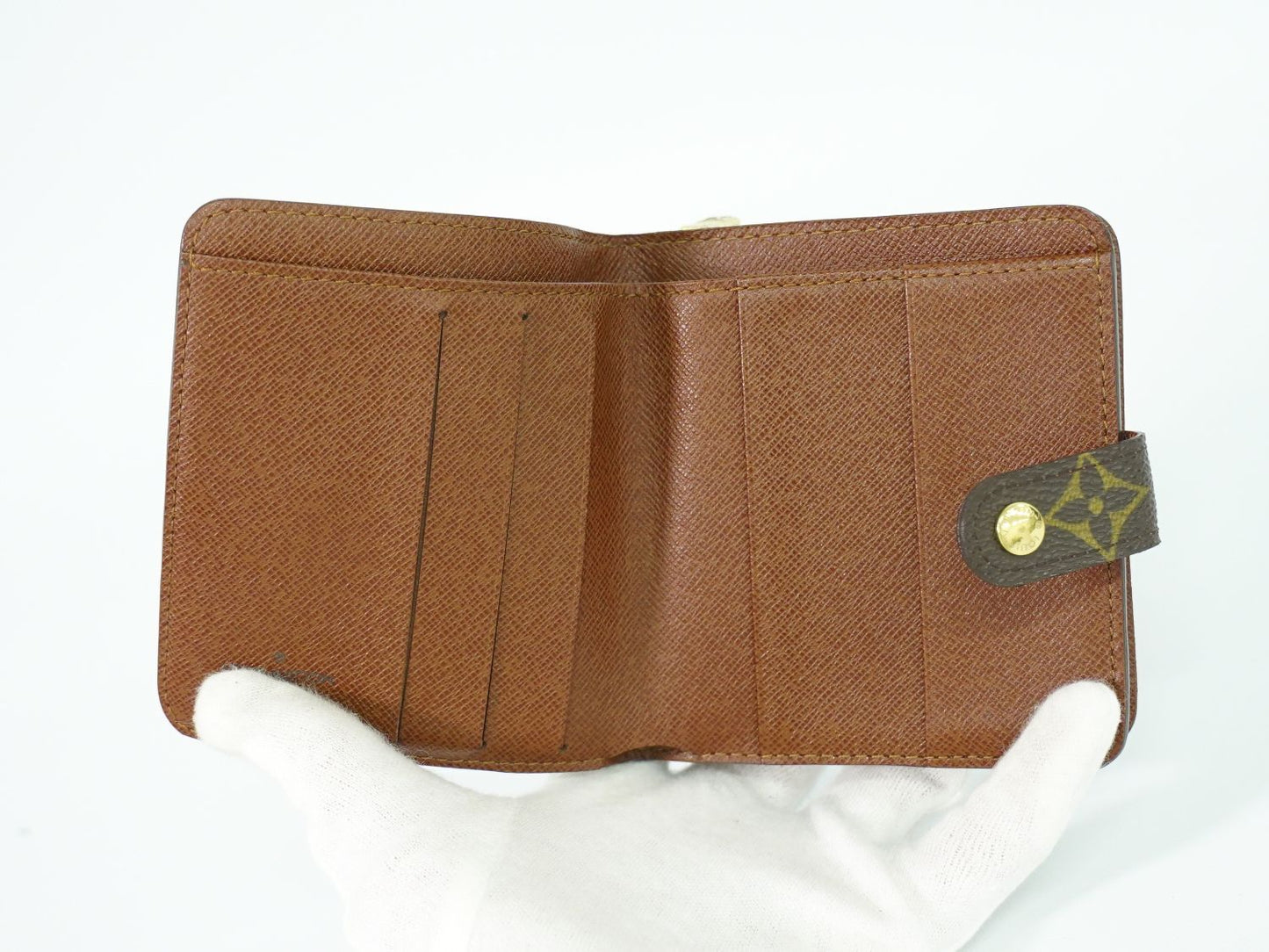 LOUIS VUITTON コンパクトジップ モノグラム 折財布 M61667