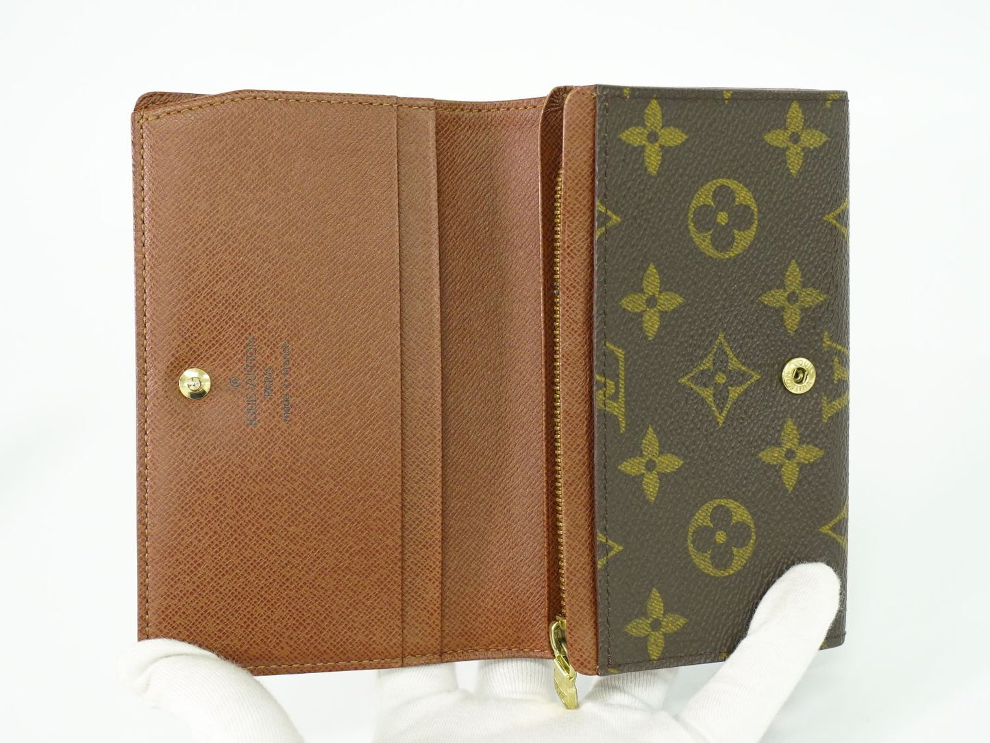 LOUIS VUITTON ポルトモネ ビエ トレゾール モノグラム 折財布 M61730