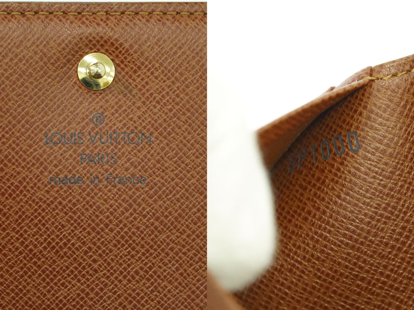 LOUIS VUITTON ポルトモネ ビエ トレゾール モノグラム 折財布 M61730