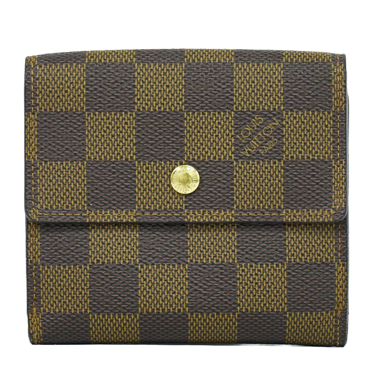 LOUIS VUITTON ポルトフォイユ エリーズ ダミエ エベヌ 折財布 N61654