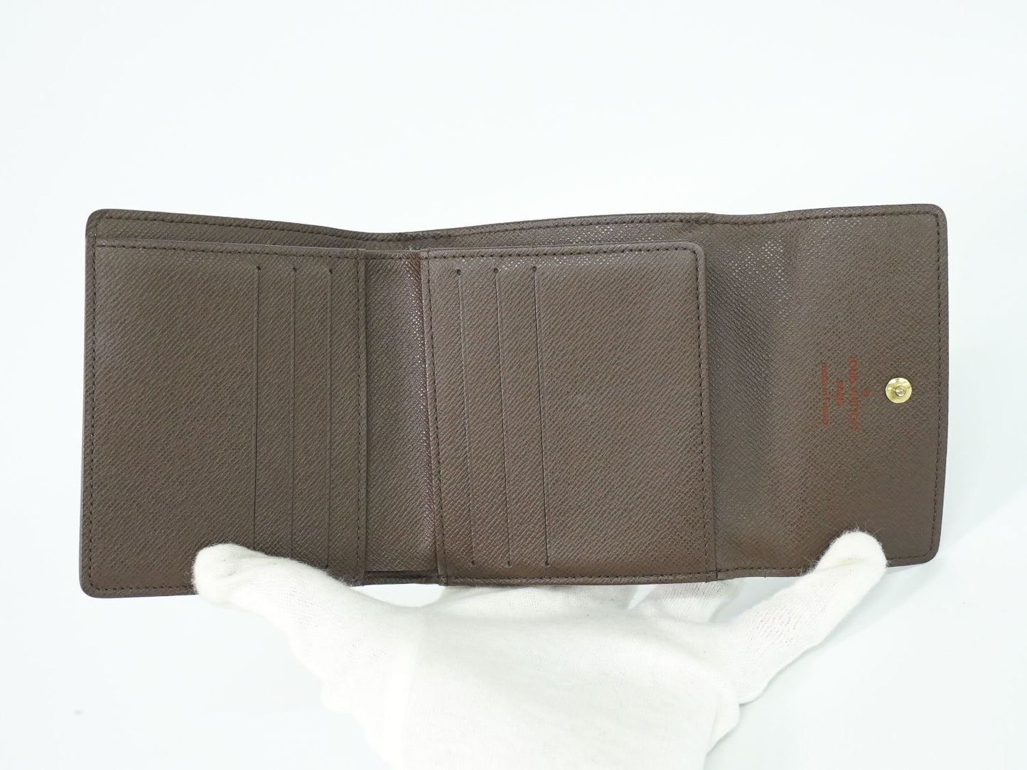 LOUIS VUITTON ポルトフォイユ エリーズ ダミエ エベヌ 折財布 N61654