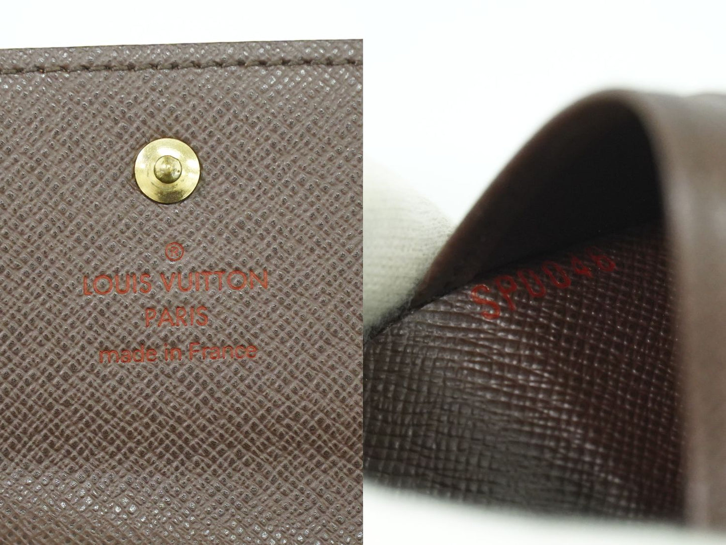 LOUIS VUITTON ポルトフォイユ エリーズ ダミエ エベヌ 折財布 N61654