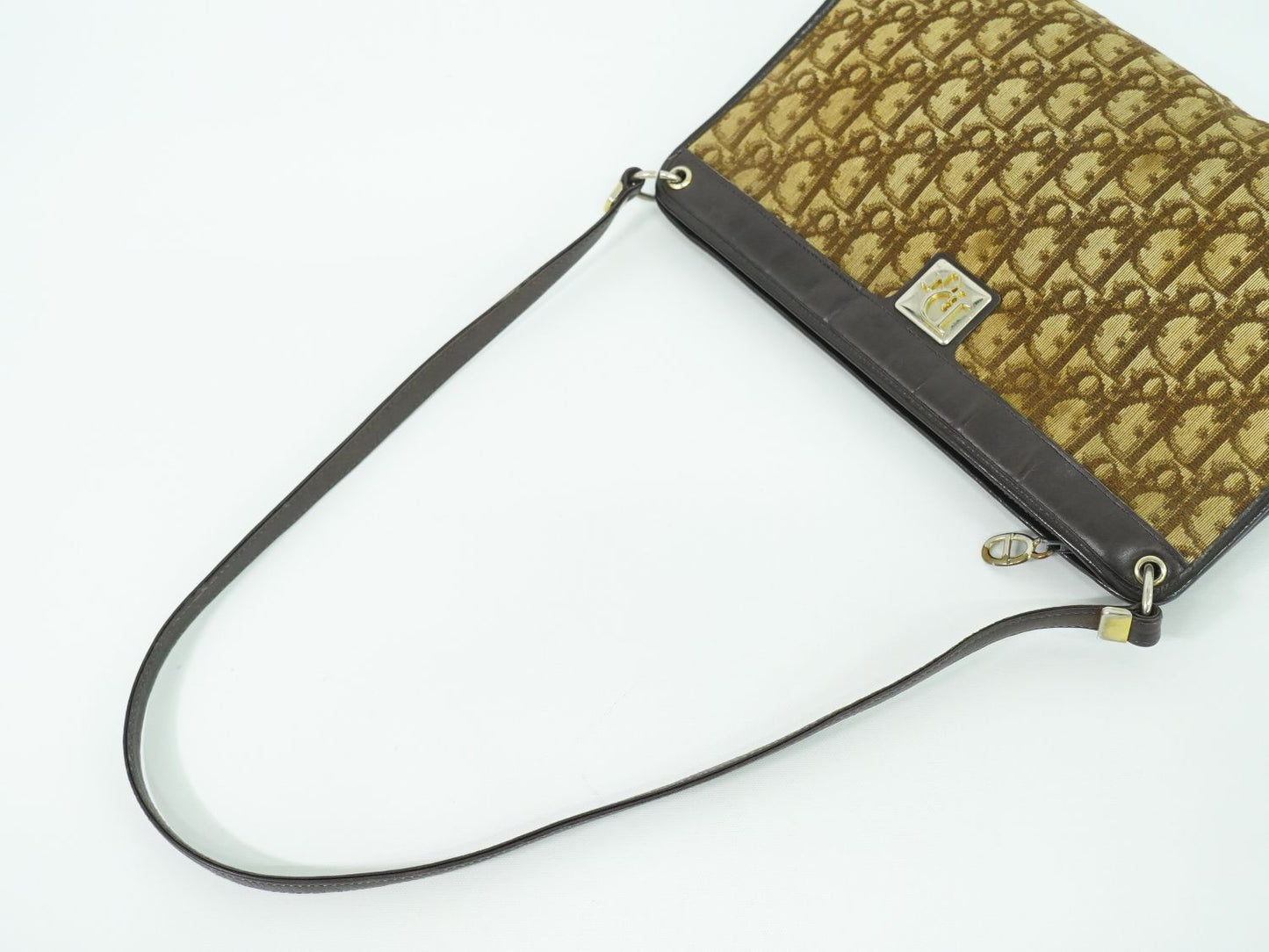 Christian Dior トロッター ショルダーバッグ ブラウン