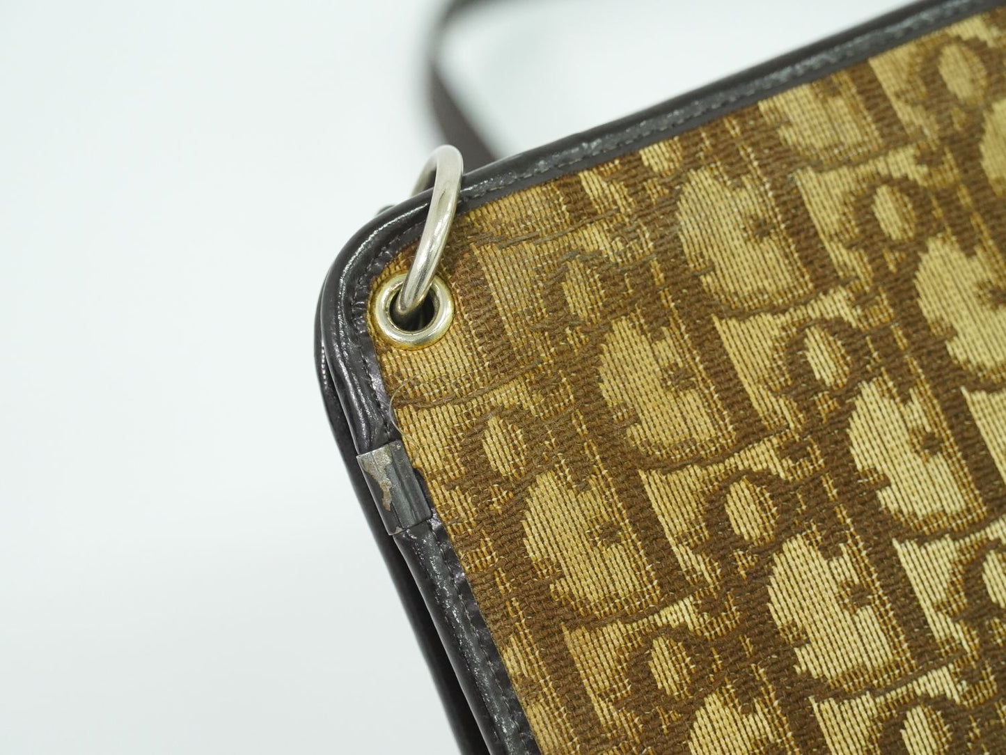 Christian Dior トロッター ショルダーバッグ ブラウン