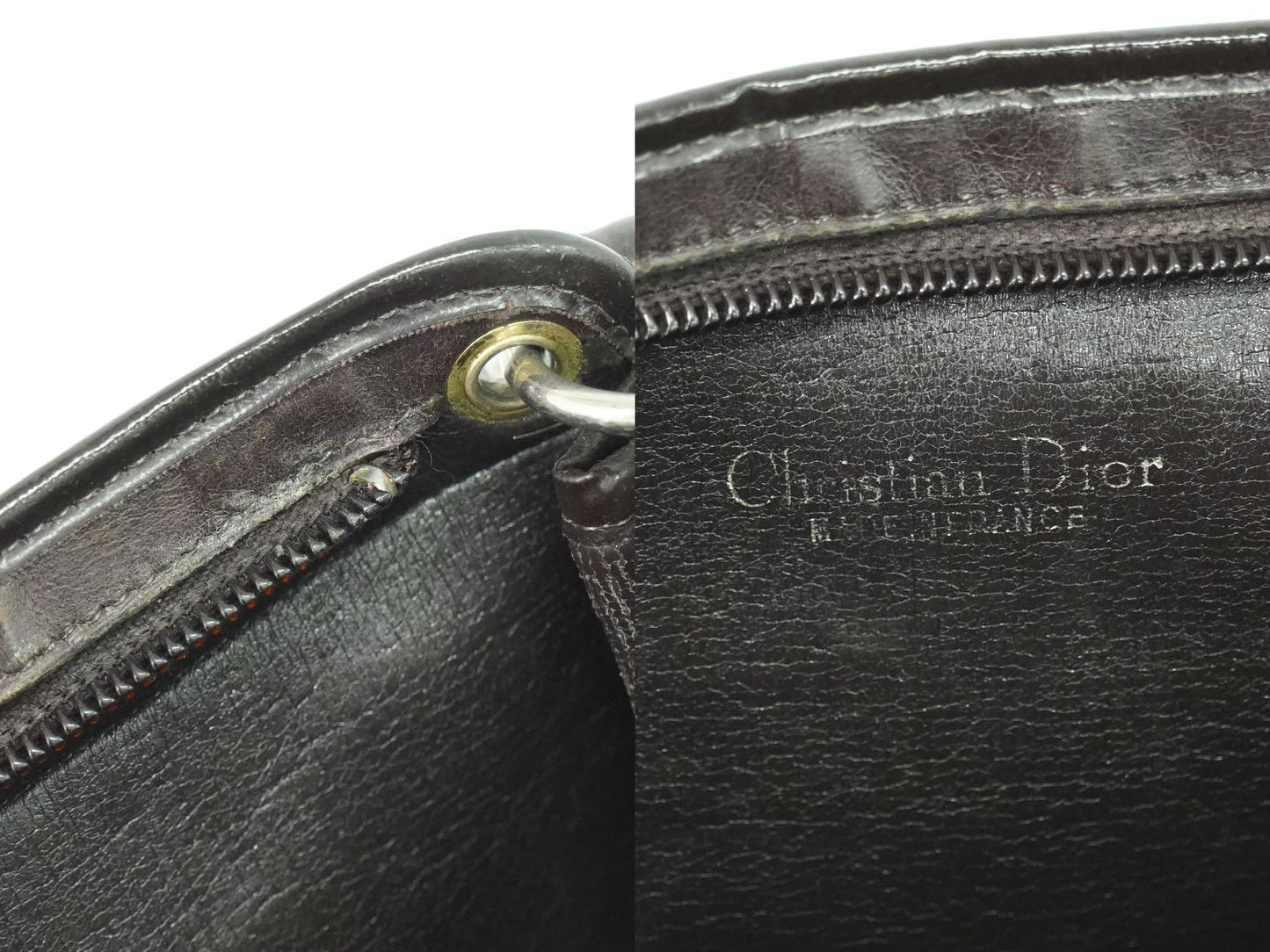 Christian Dior トロッター ショルダーバッグ ブラウン