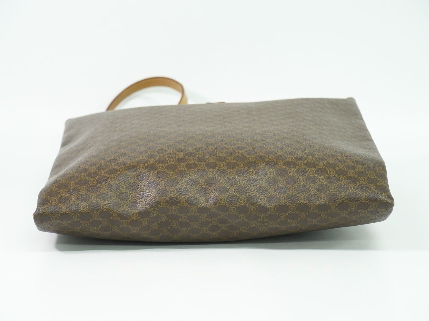 CELINE マカダム トートバッグ ブラウン