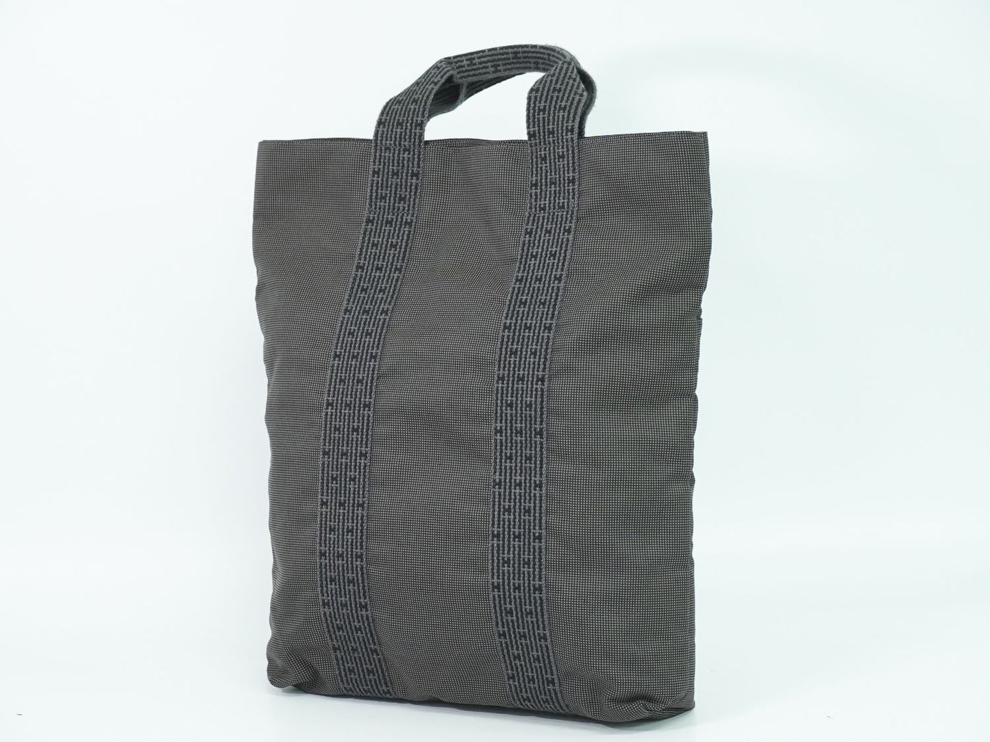HERMES エールライン カバス トートバッグ グレー