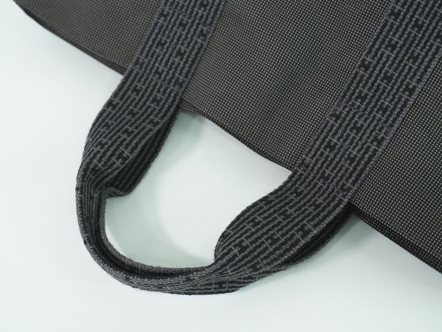 HERMES エールライン カバス トートバッグ グレー