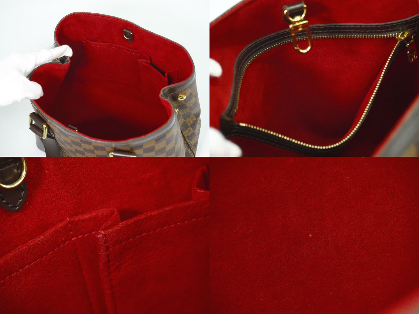 LOUIS VUITTON ハムステッド PM ダミエ エベヌ トートバッグ N51205