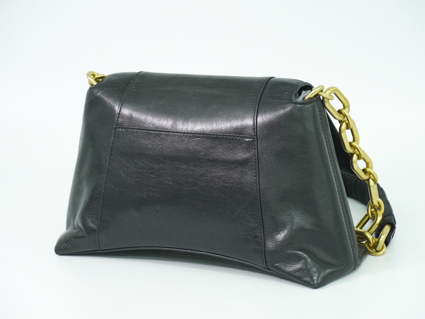 BALENCIAGA ダウンタウン ショルダーバッグ ブラック 689058