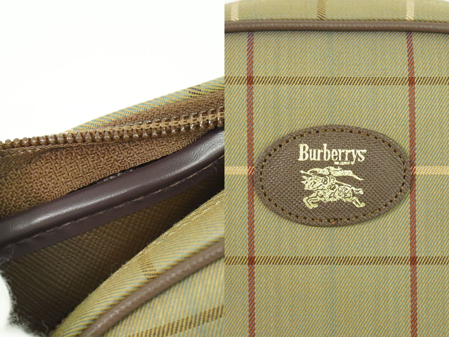 Burberrys ノバチェック ポーチ ベージュ ブラウン