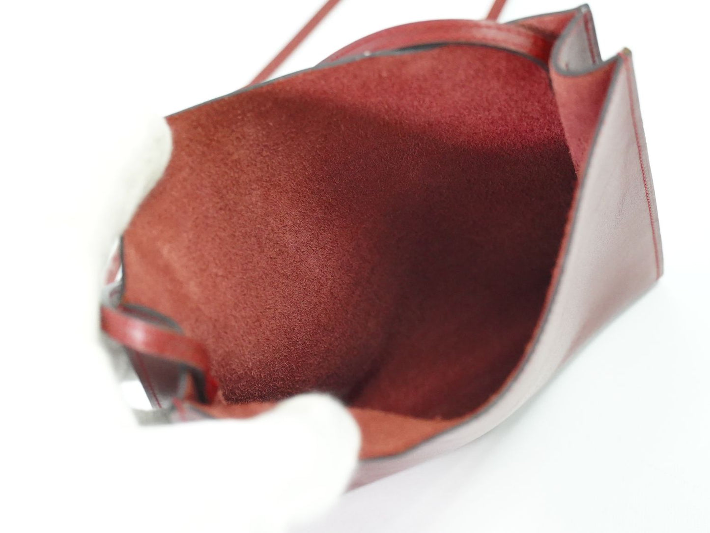HERMES オニメトゥ ポシェット ボルドー