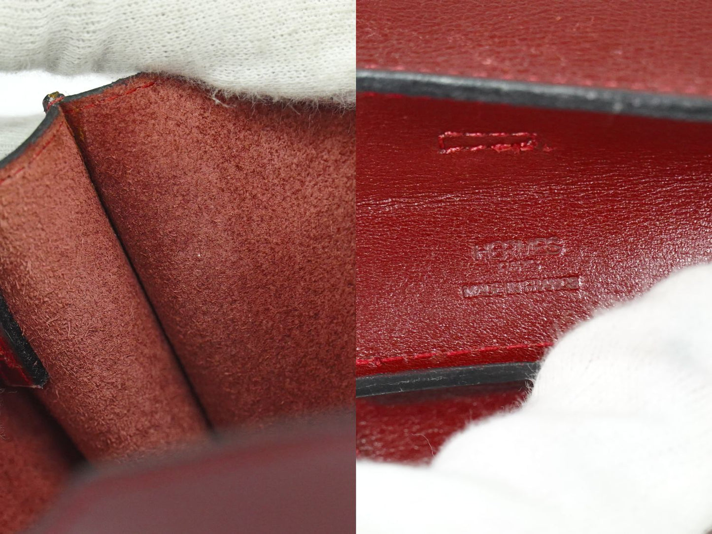 HERMES オニメトゥ ポシェット ボルドー