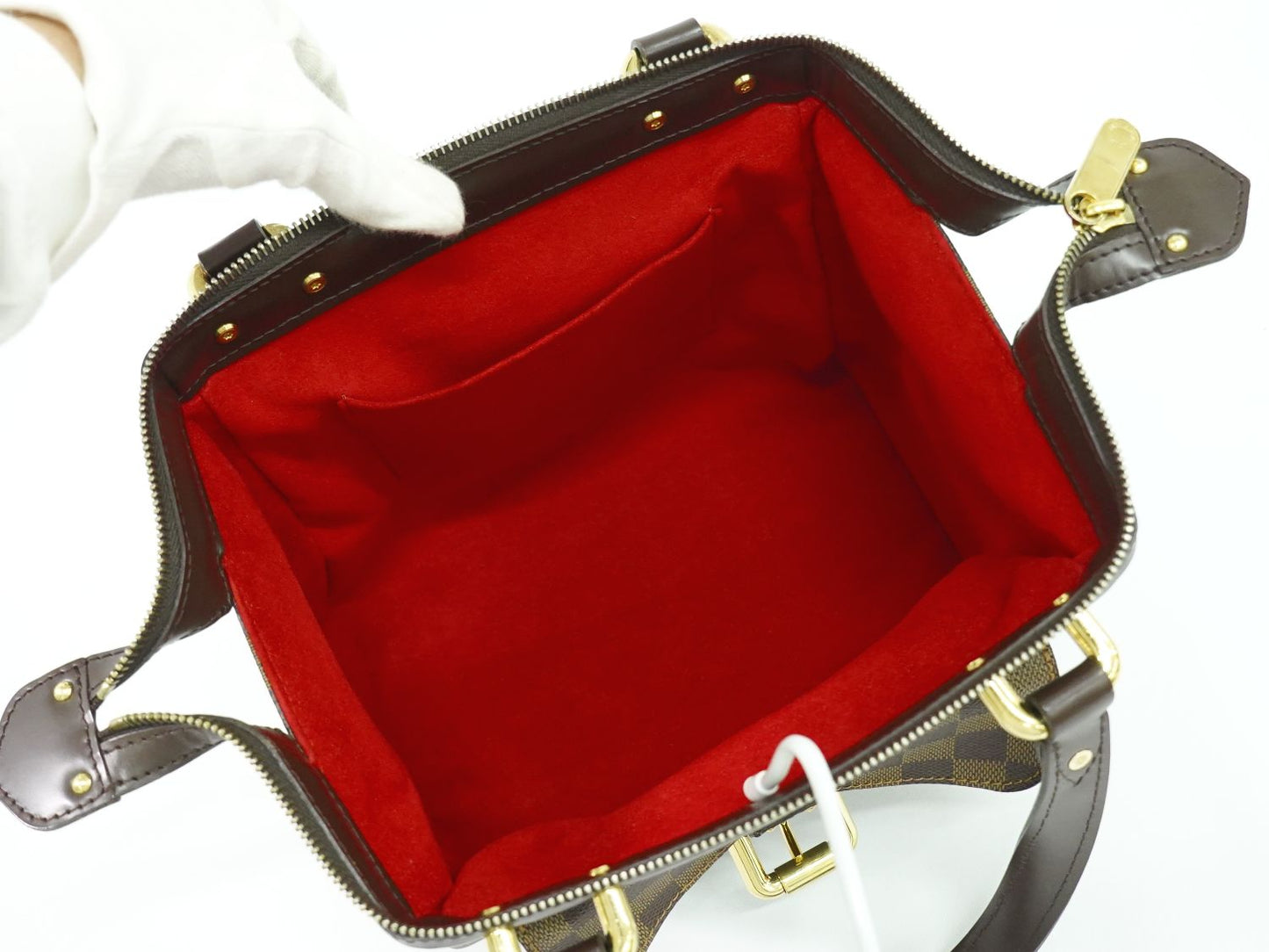 LOUIS VUITTON ナイツブリッジ ダミエ エベヌ ハンドバッグ N51201