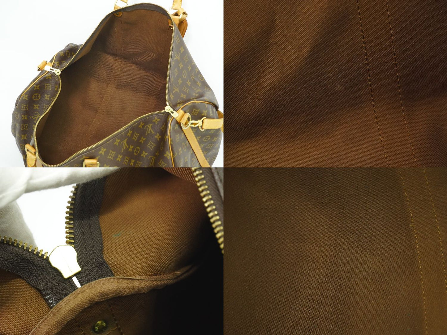 LOUIS VUITTON キーポルバンドリエール 60 モノグラム 2WAY ボストンバッグ M41412