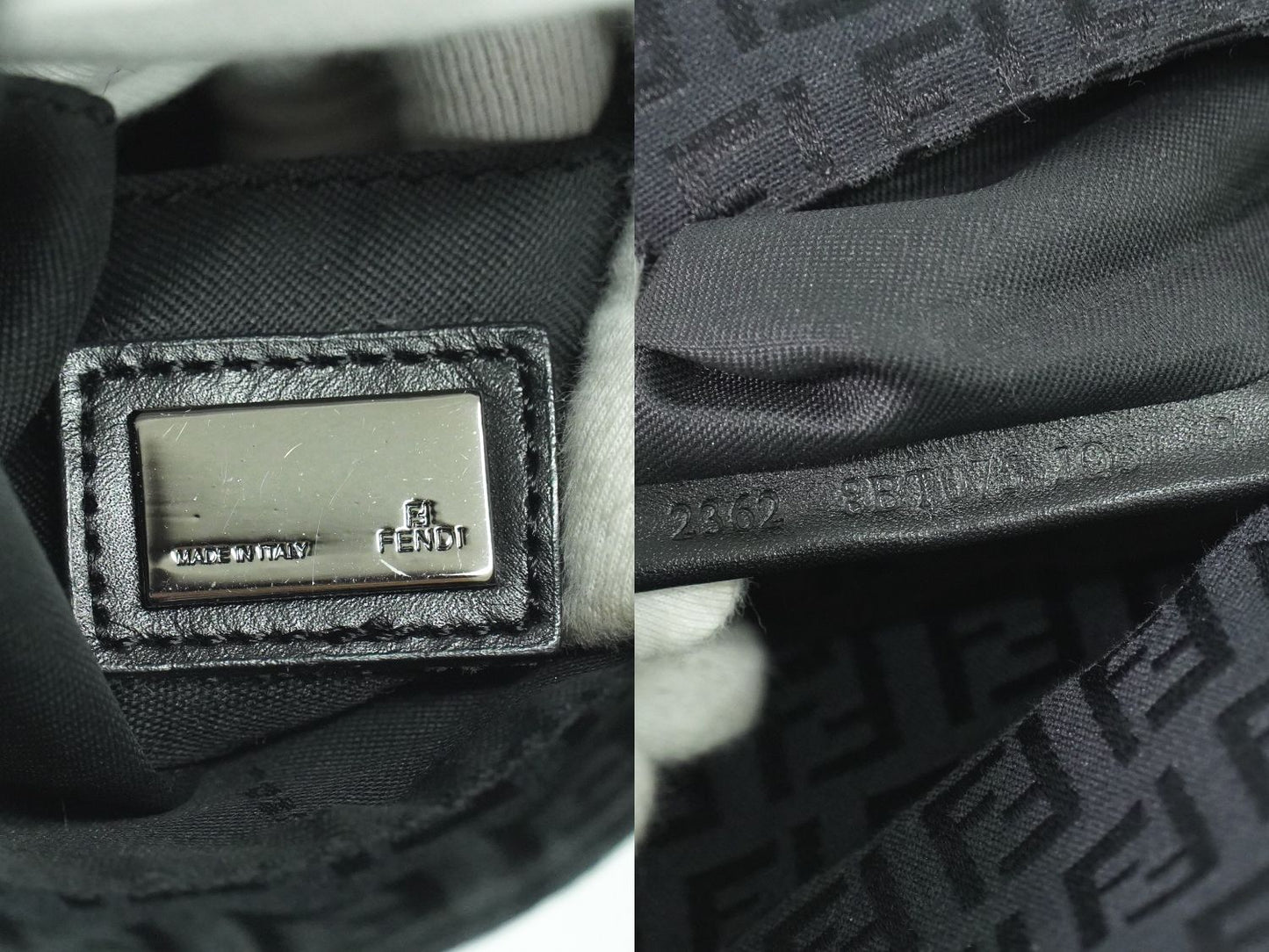 FENDI ズッキーノ ショルダーバッグ ブラック 8BT075