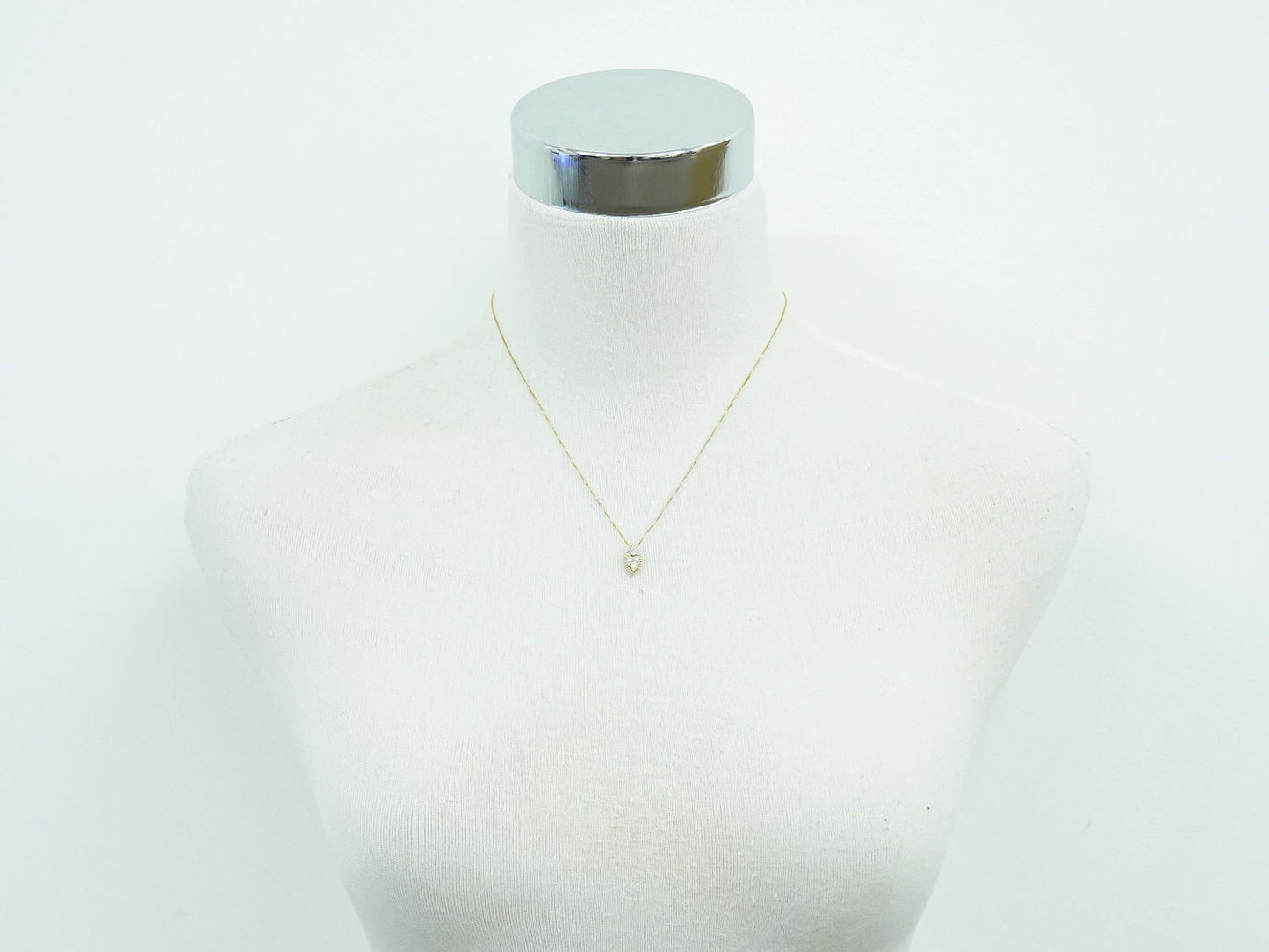 ダイヤモンド 0.45ct K18 YG ネックレス イエローゴールド