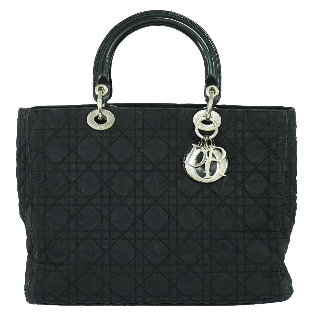 Christian Dior レディディオール ハンドバッグ ブラック