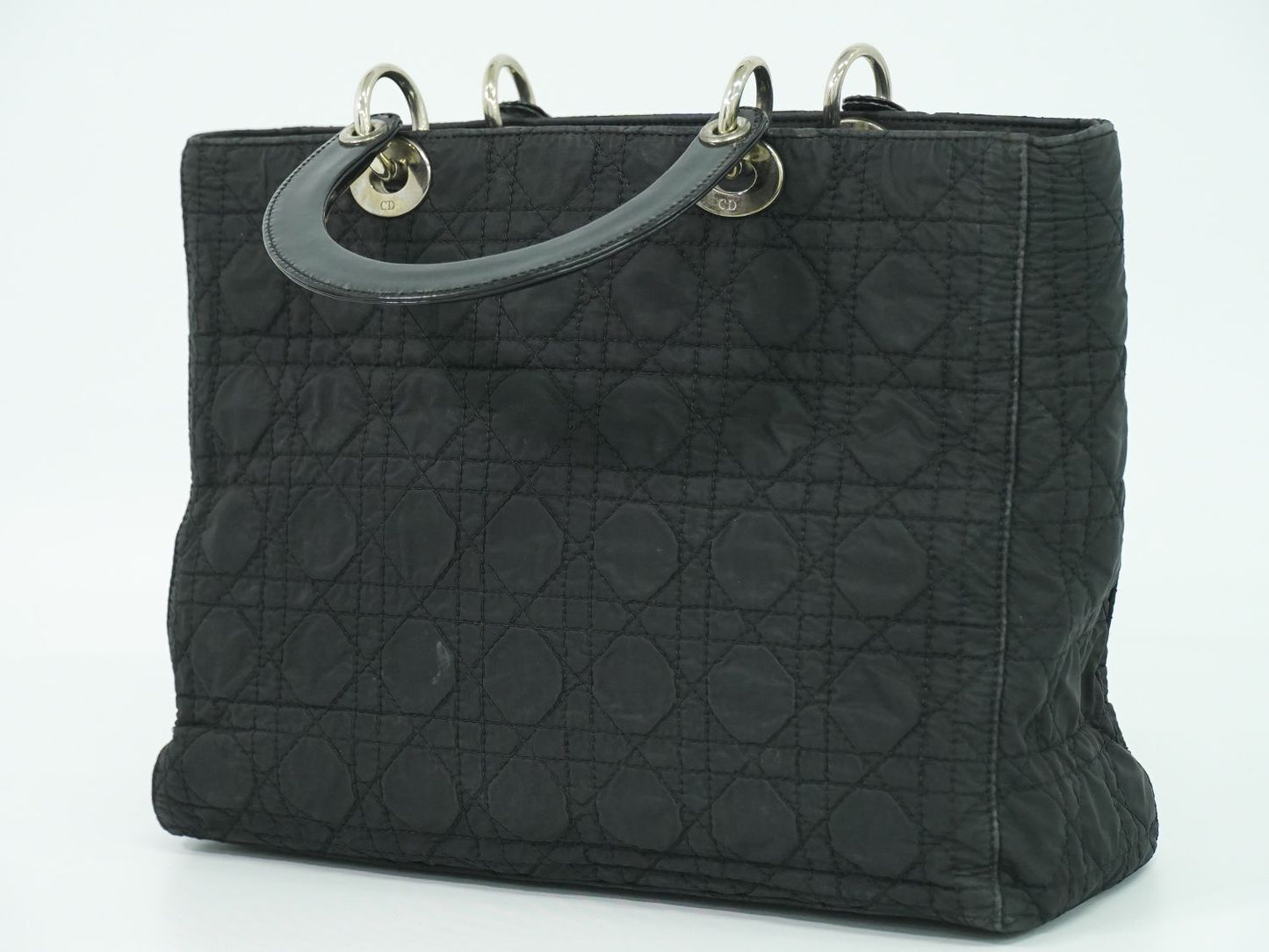 Christian Dior レディディオール ハンドバッグ ブラック