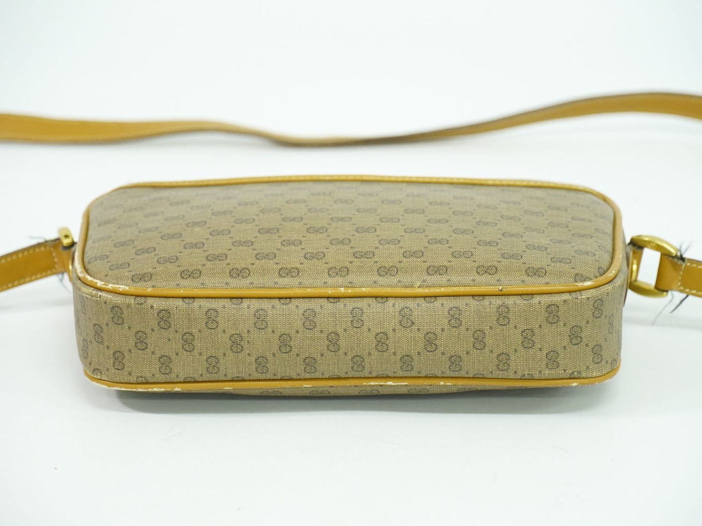 GUCCI マイクロGG ショルダーバッグ ブラウン