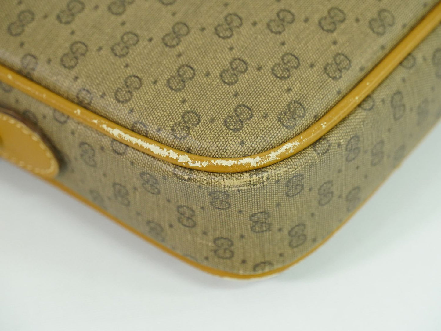 GUCCI マイクロGG ショルダーバッグ ブラウン