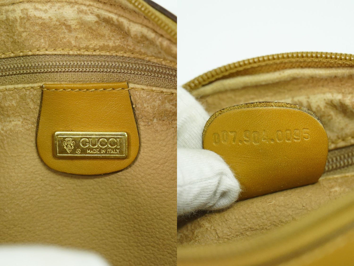 GUCCI マイクロGG ショルダーバッグ ブラウン