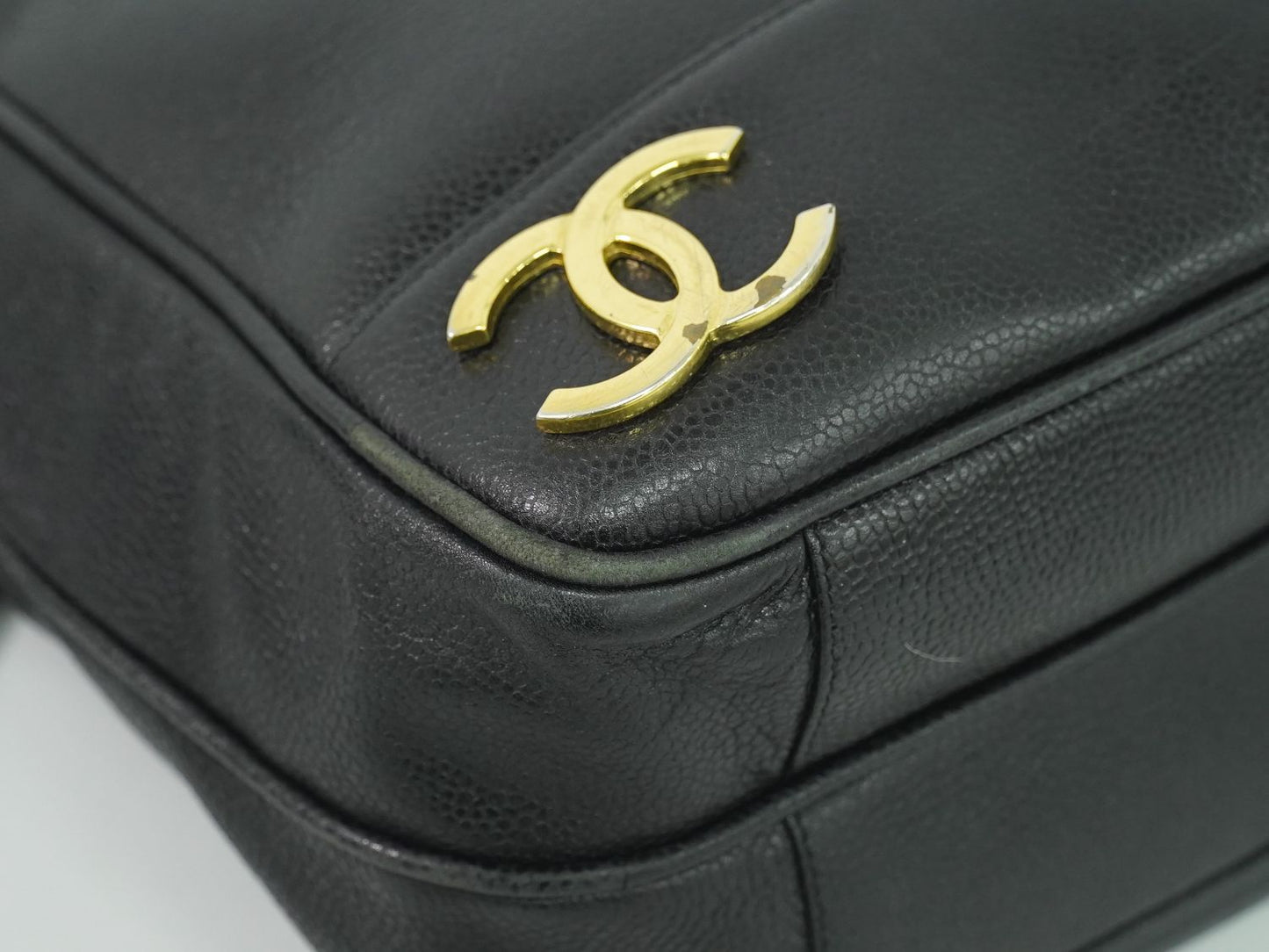 CHANEL トリプル ココマーク トートバッグ ブラック