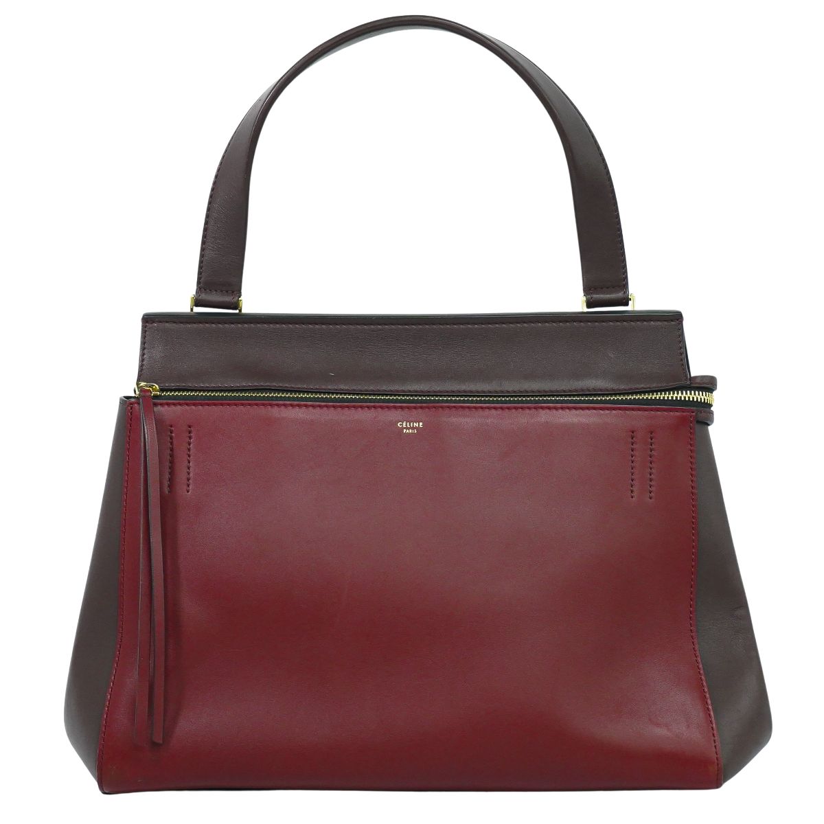 CELINE ハンドバッグ ボルドー