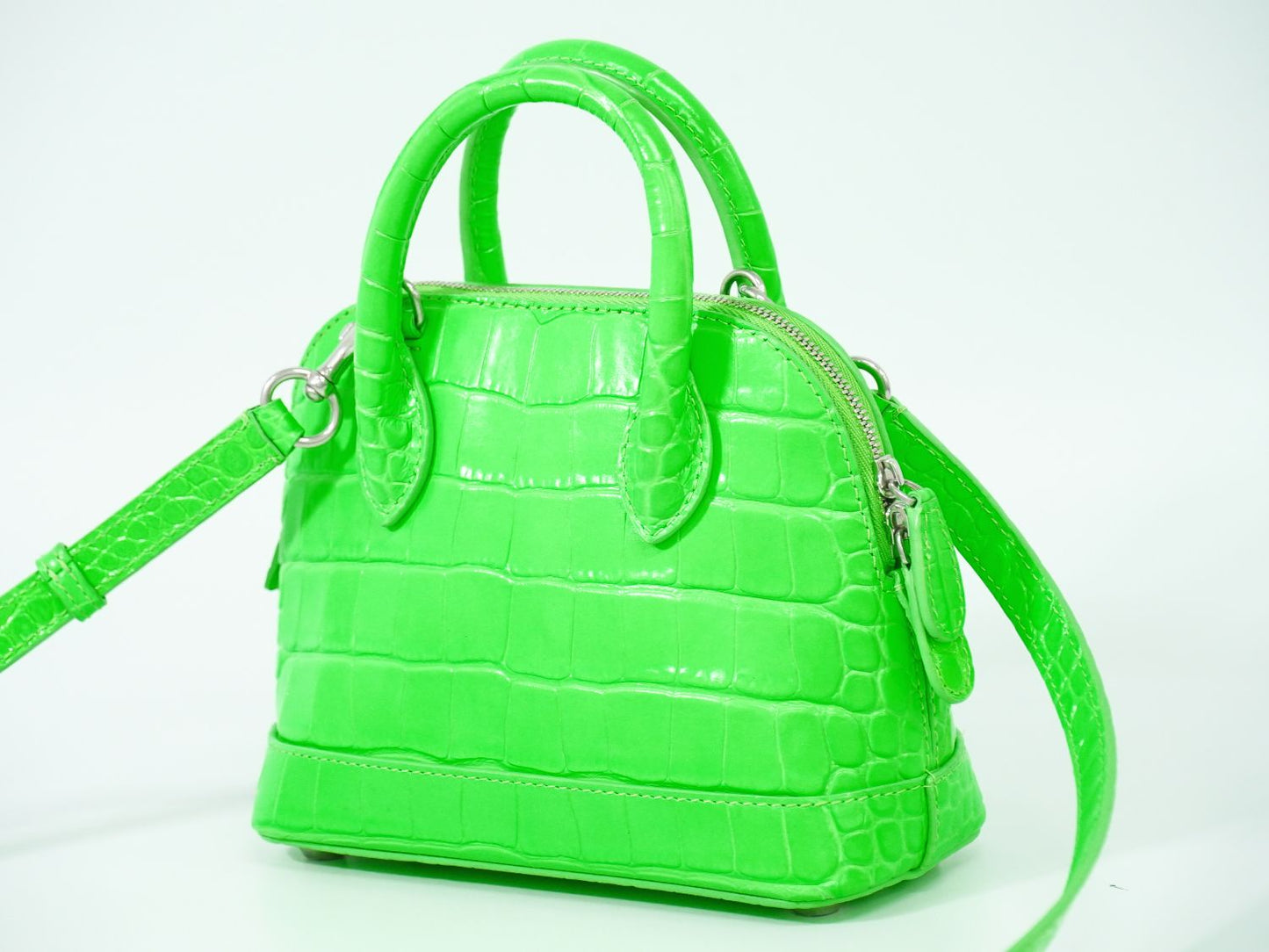 BALENCIAGA ヴィル XXS 2WAY ショルダーバッグ グリーン 550646