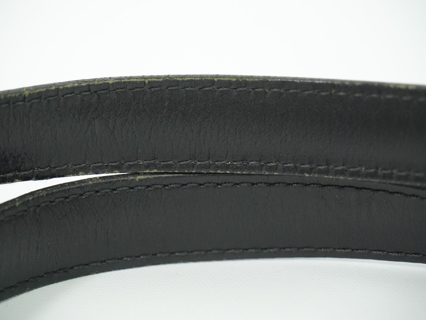 LOUIS VUITTON サンジャック ショッピング エピ レザー ショルダーバッグ ブラック M52262