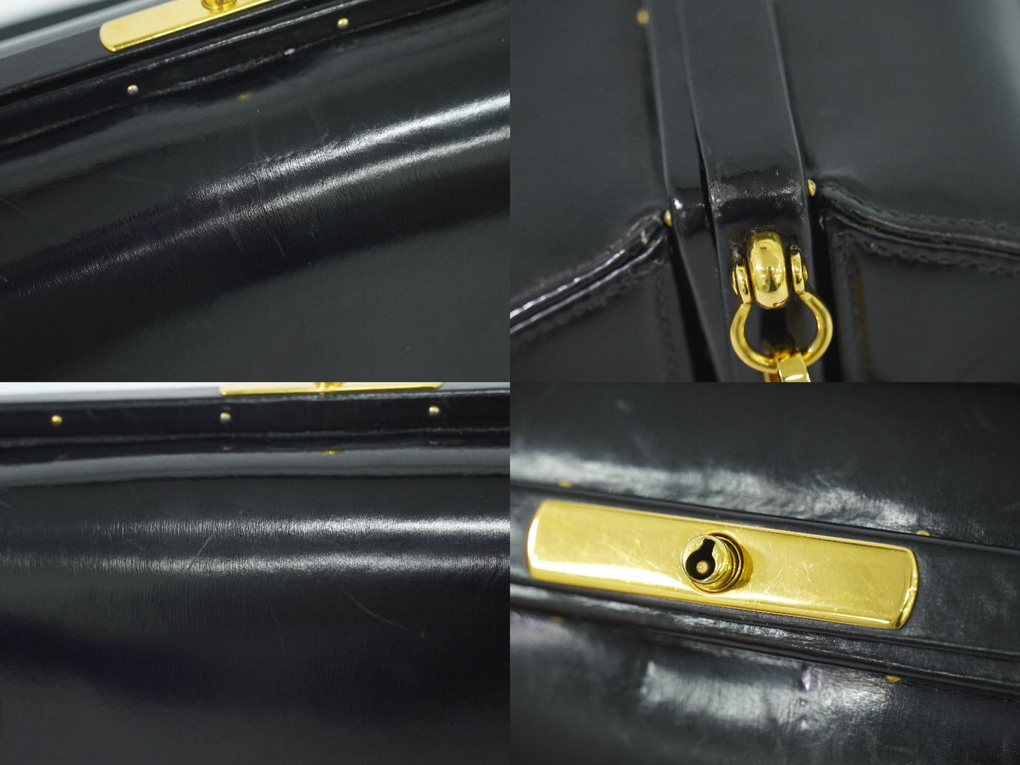 HERMES ショルダーバッグ ○K刻 ブラック