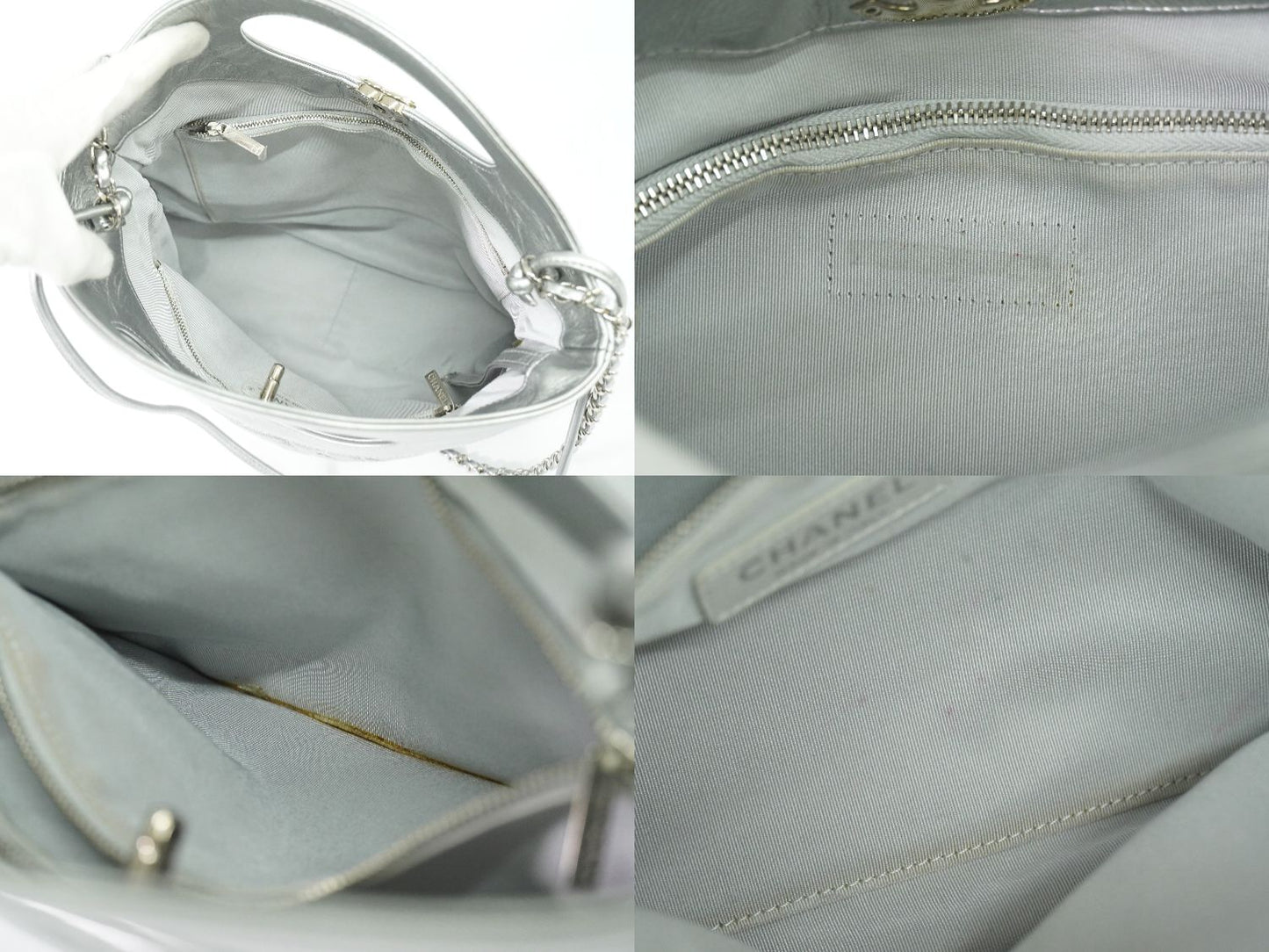 CHANEL 31 ココマーク 2WAY ショルダーバッグ シルバー