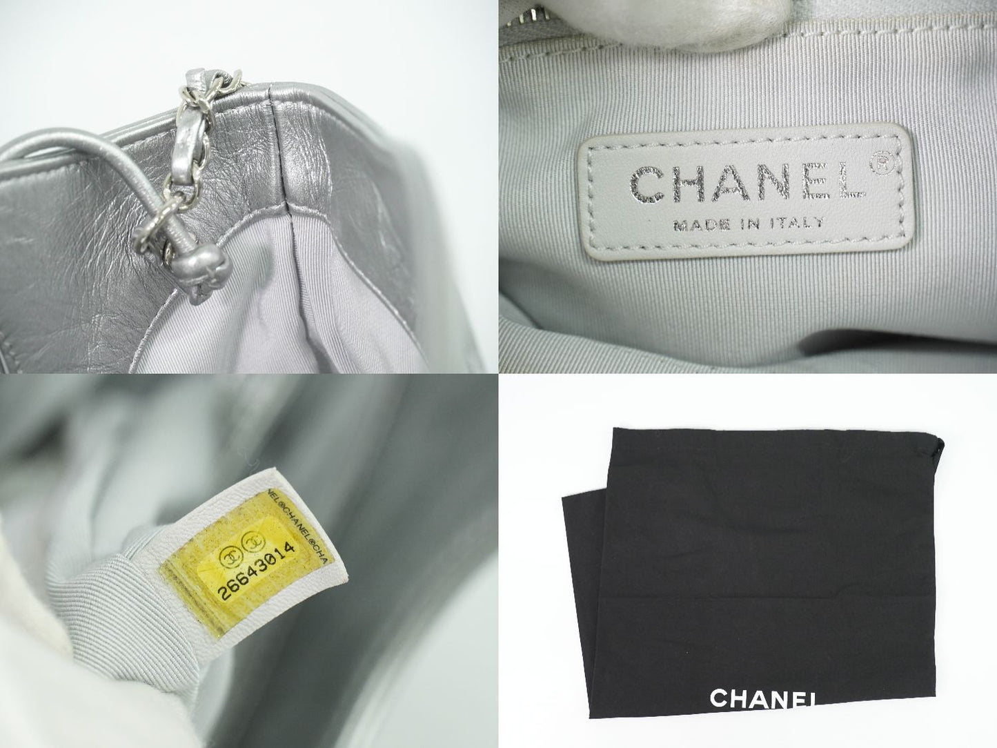 CHANEL 31 ココマーク 2WAY ショルダーバッグ シルバー