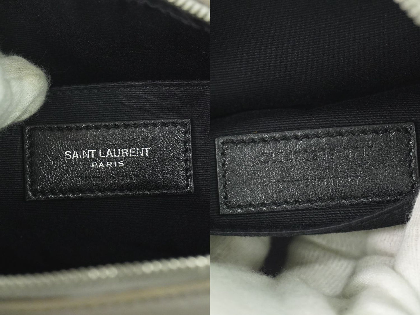 SAINT LAURENT ルー カメラバッグ グレー
