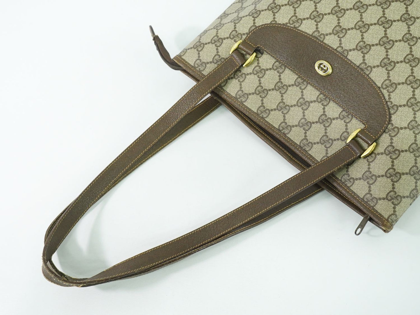 GUCCI オールドグッチ トートバッグ ベージュ
