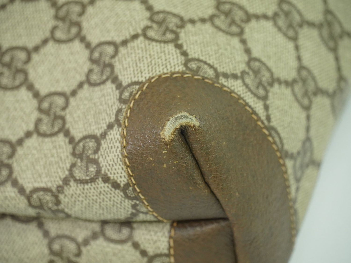 GUCCI オールドグッチ トートバッグ ベージュ