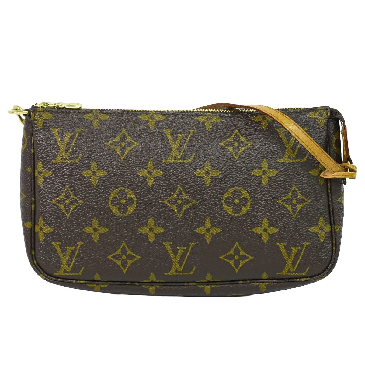 LOUIS VUITTON ポシェットアクセソワール モノグラム ポーチ ブラウン M51980