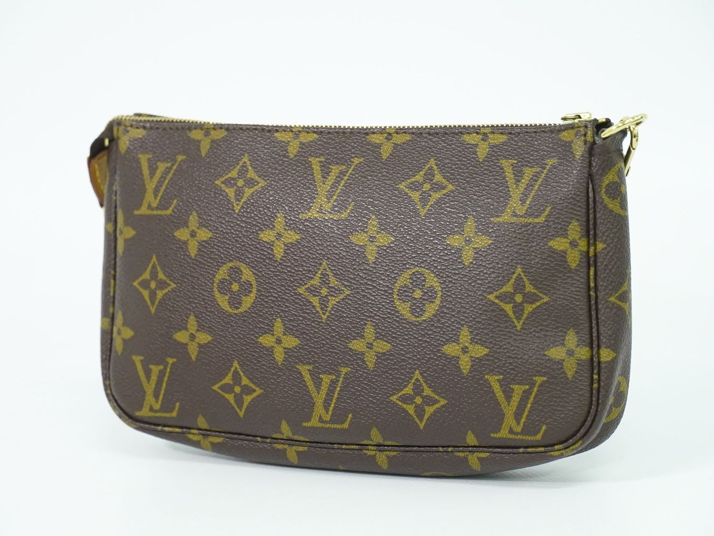 LOUIS VUITTON ポシェットアクセソワール モノグラム ポーチ ブラウン M51980