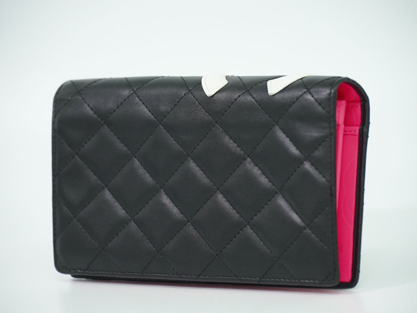 CHANEL カンボンライン 長財布 ブラック