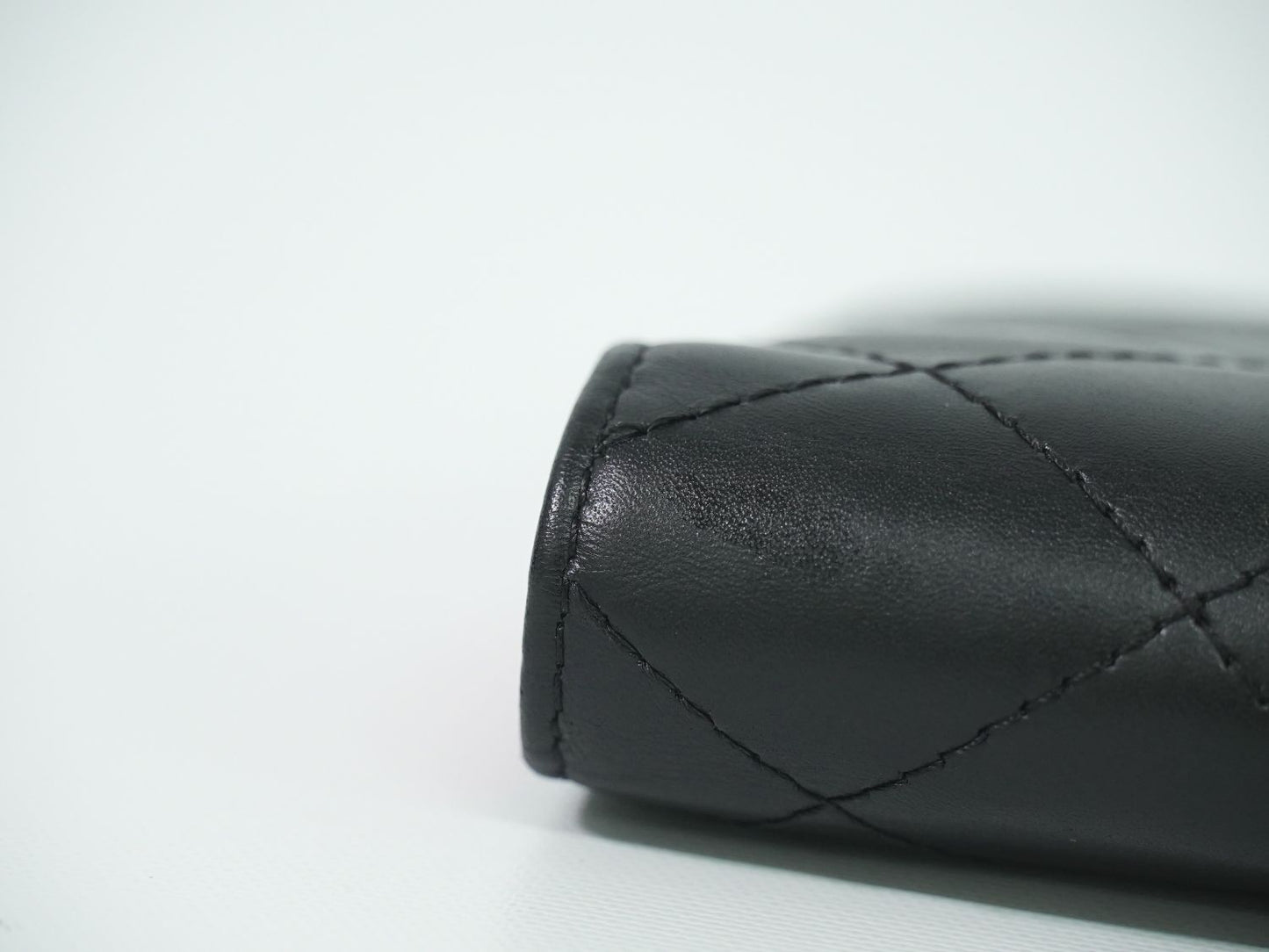 CHANEL カンボンライン 長財布 ブラック