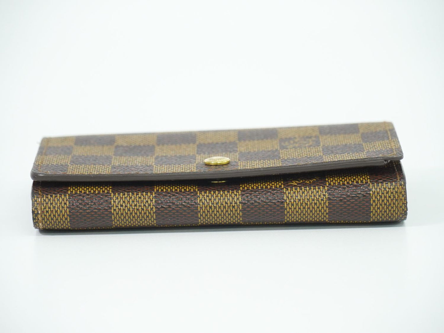 LOUIS VUITTON ポルト モネ ビエ トレゾール ダミエ エベヌ 折財布 N61730