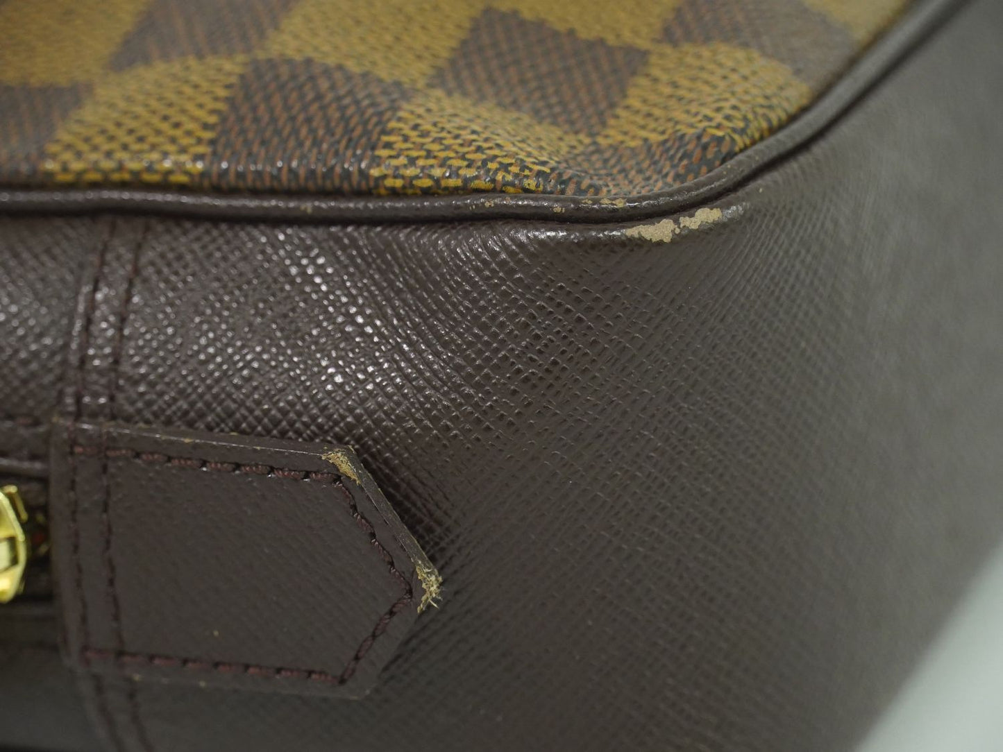 LOUIS VUITTON トゥルーストワレット ダミエ エベヌ ポーチ N47623