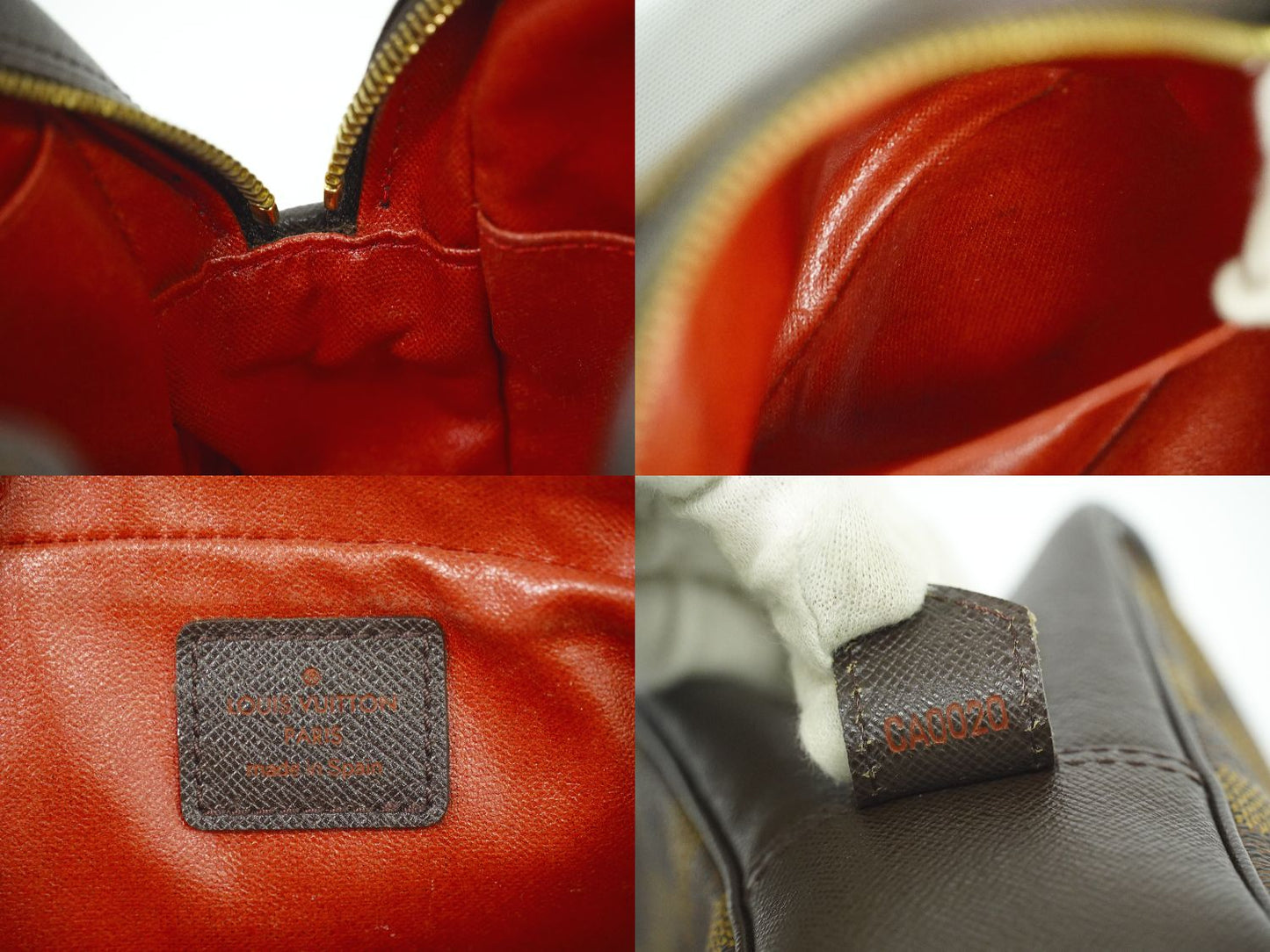 LOUIS VUITTON トゥルーストワレット ダミエ エベヌ ポーチ N47623