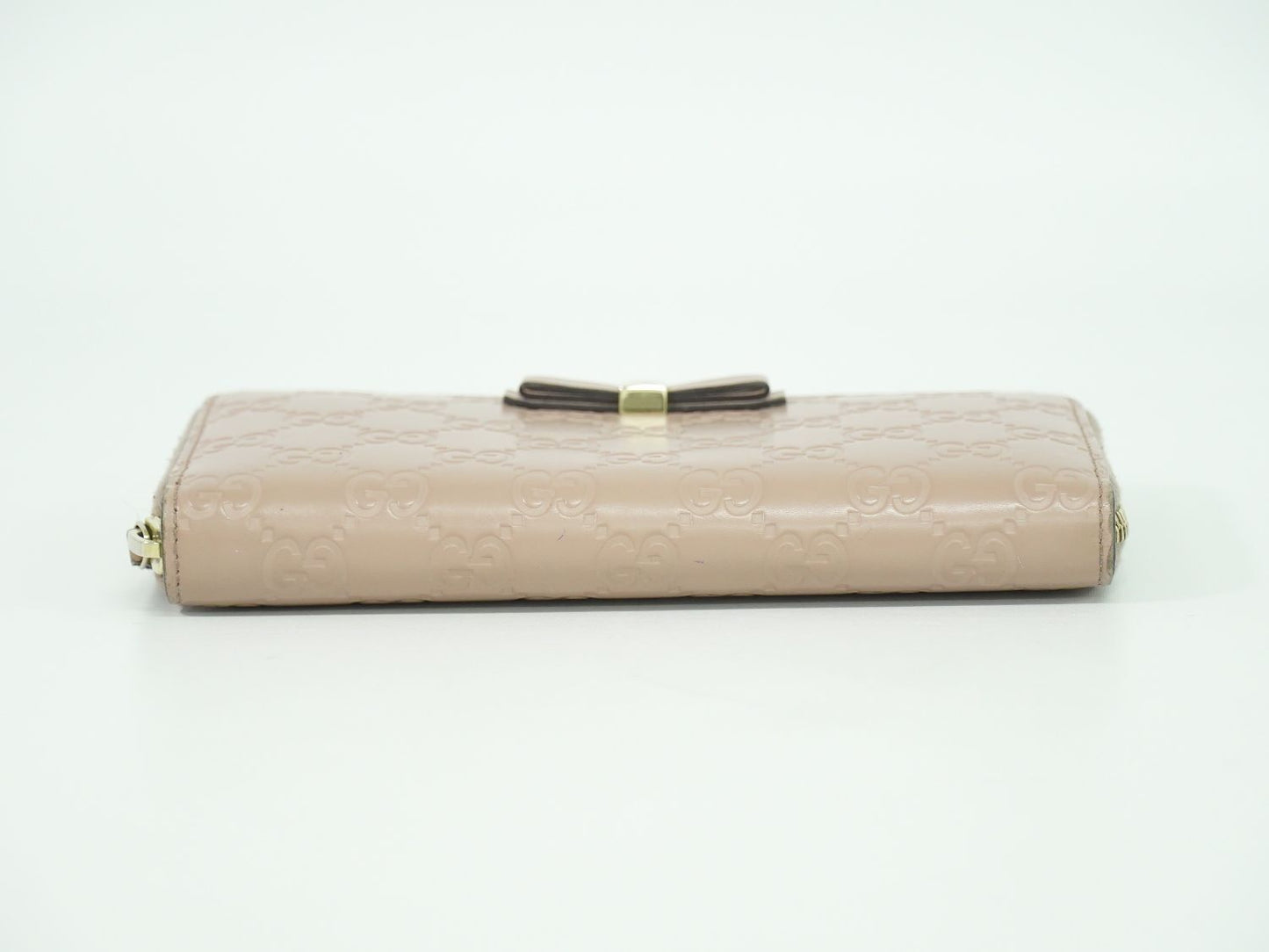 GUCCI ロングウォレット グッチシマ ピンクベージュ 388680