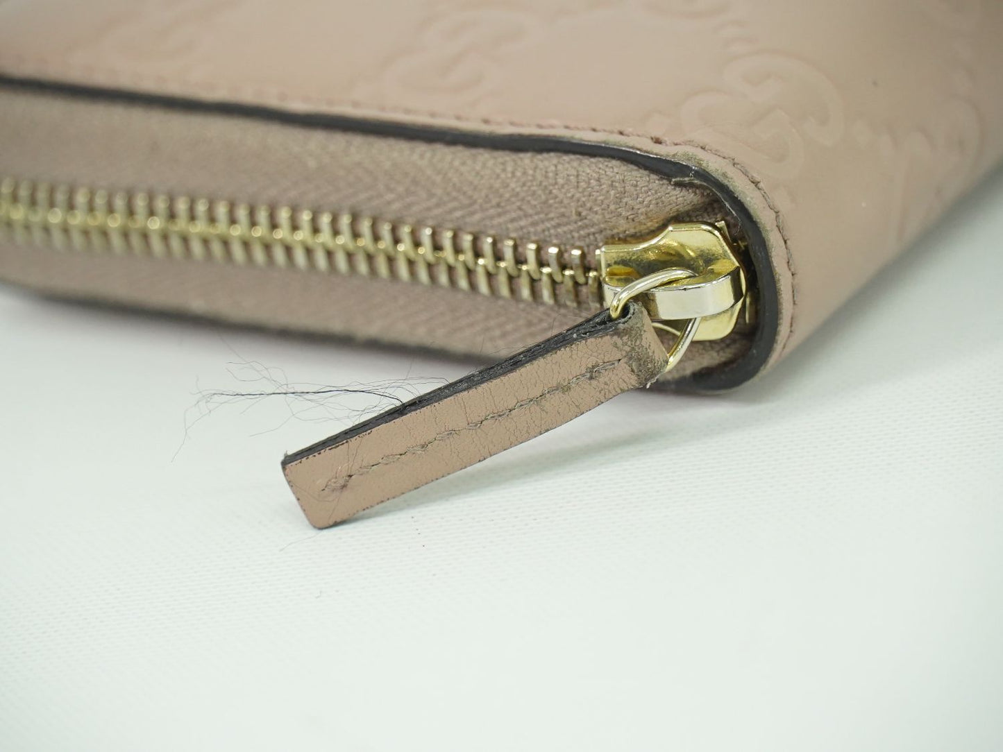GUCCI ロングウォレット グッチシマ ピンクベージュ 388680