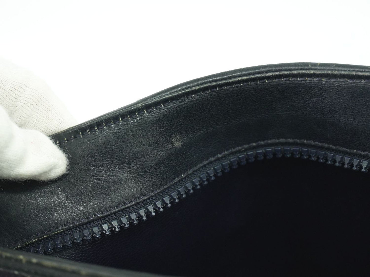 CELINE Cマカダム ショルダーバッグ ネイビー