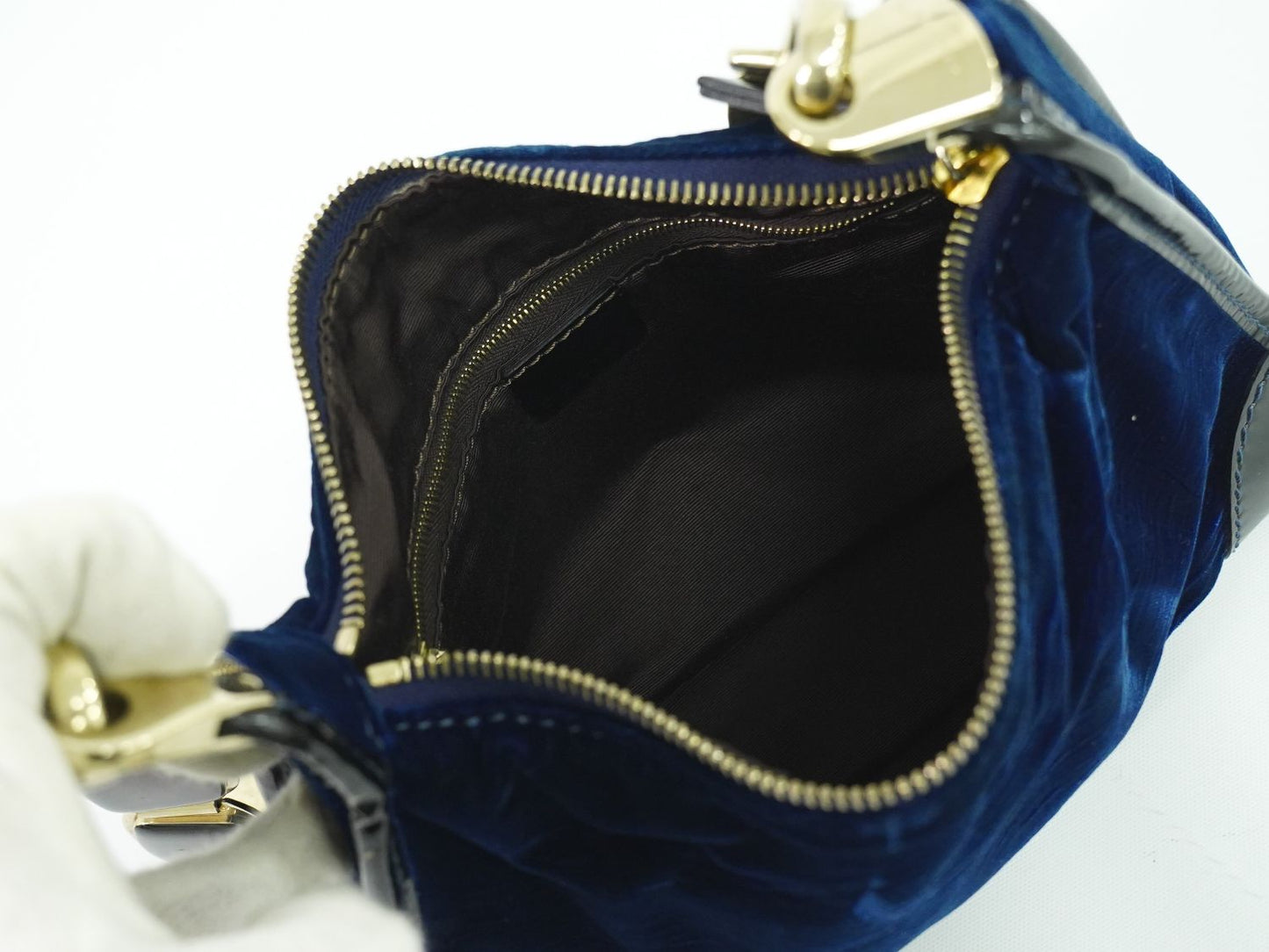 CELINE ショルダーバッグ ブルー