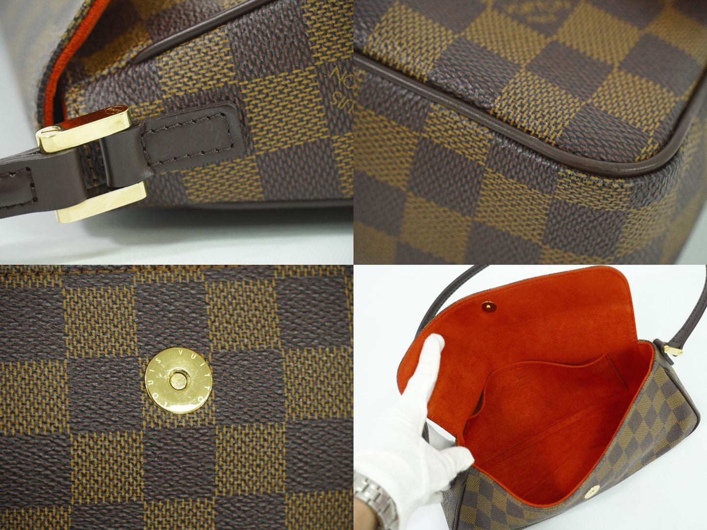 LOUIS VUITTON レコレーター ダミエ エベヌ ショルダーバッグ N51299