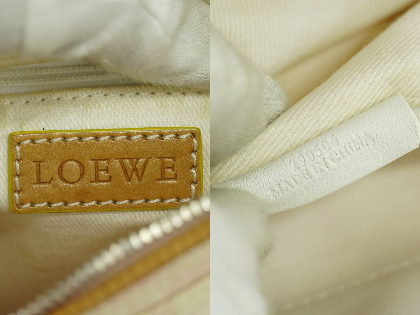 LOEWE リピート アナグラム ショルダーバッグ ピンク ホワイト