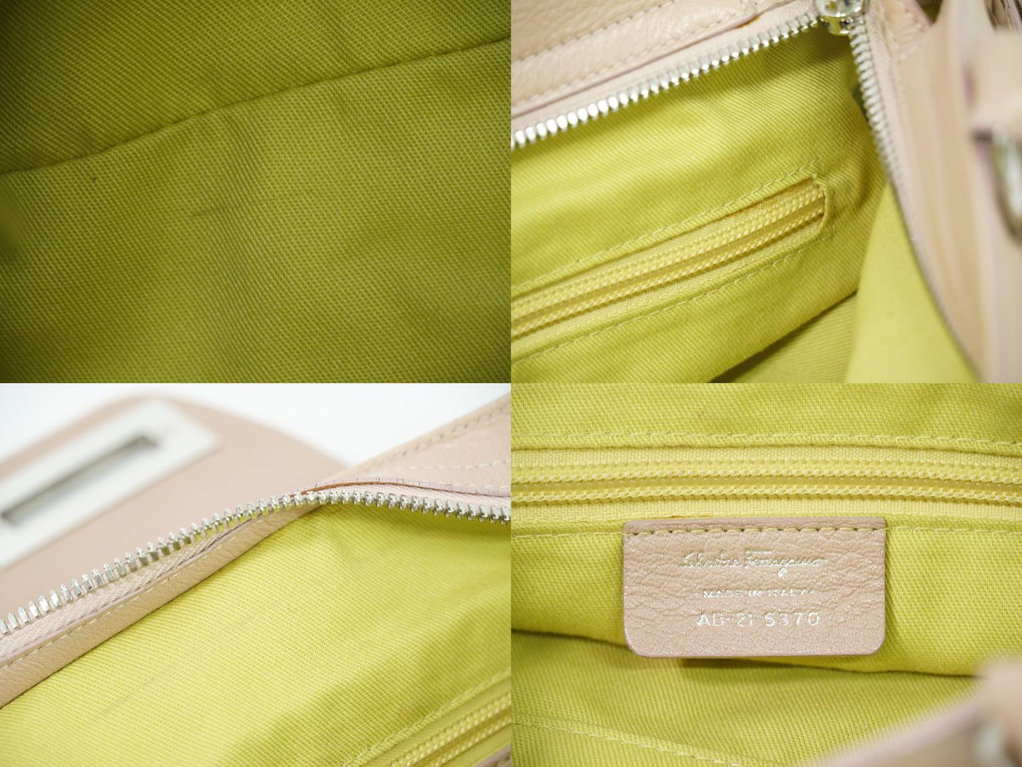 Salvatore Ferragamo ガンチーニ トートバッグ ピンク